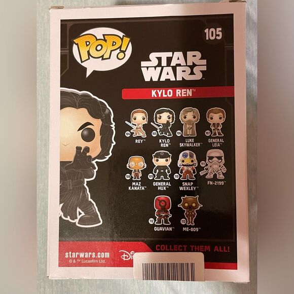 Funko Pop Kylo Ren With Starkiller Base #105 Star Wars - Picture 6 of 6